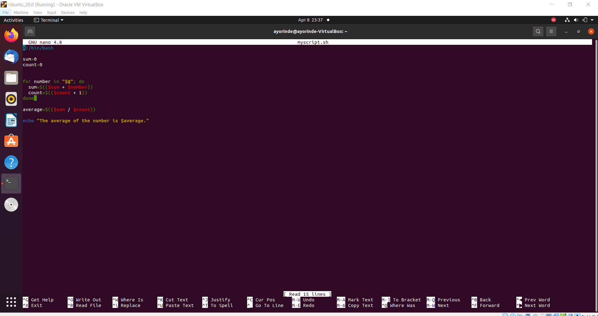 Screenshot of Terminal Portfolio Website