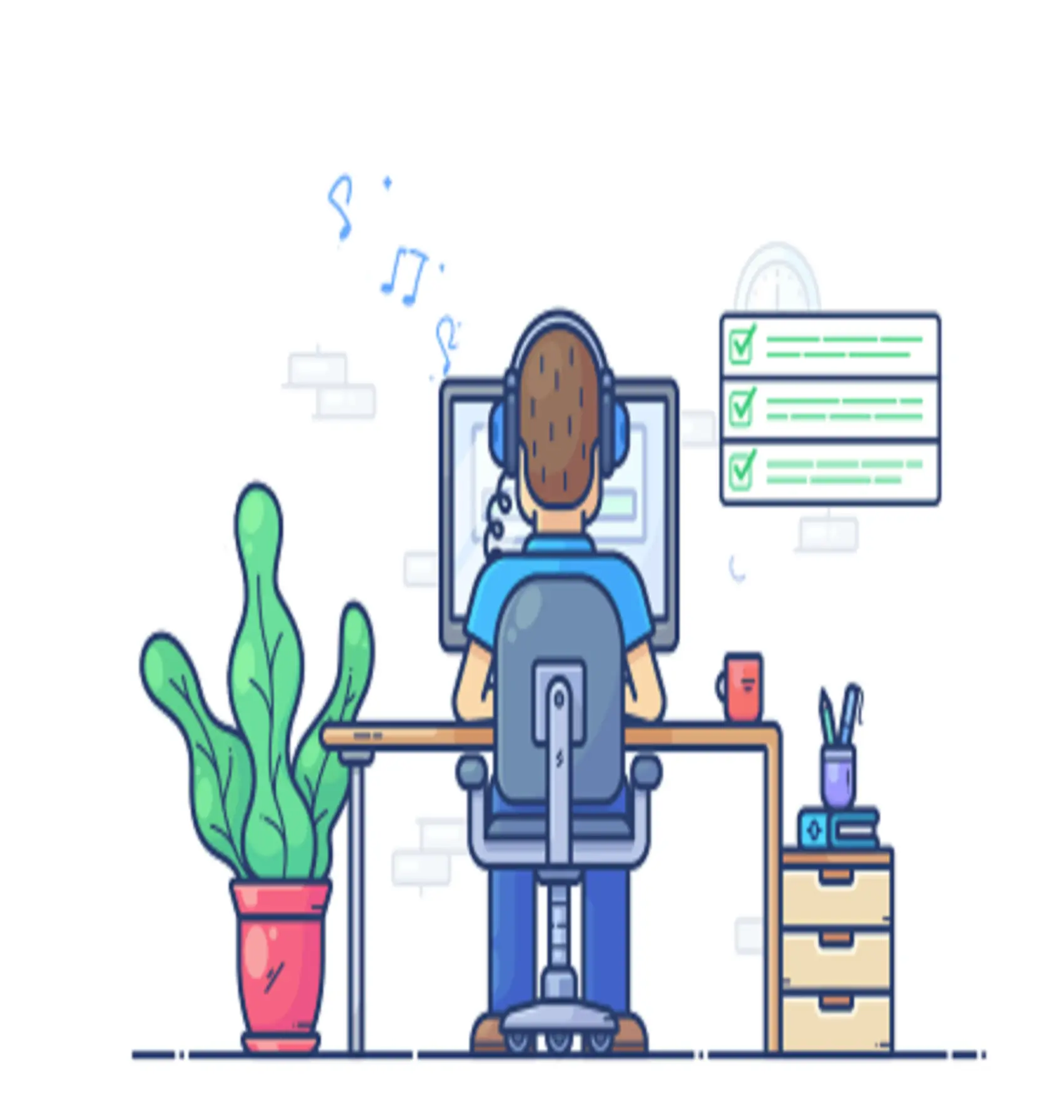 Ayo Olanipekun character illustration